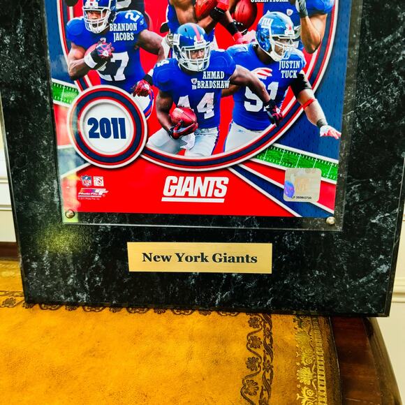 NFL New York Giants 46 Super Bowl XLVI Champs 2011 2012 Roster Collector Plaque - Picture 5 of 5